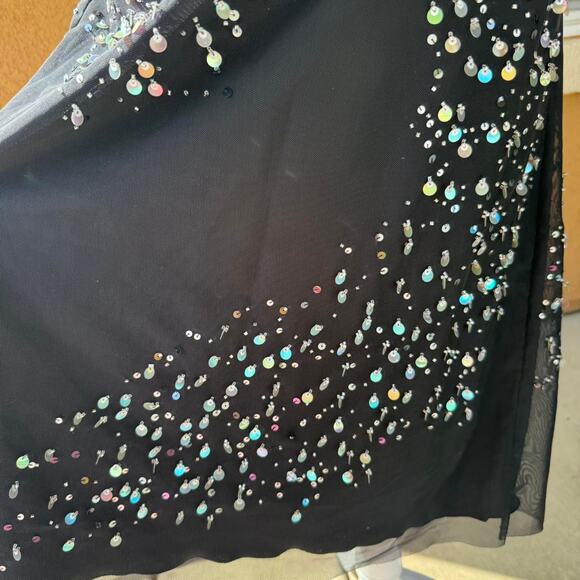 Whimsigoth fairy bcbg maxazria 100% silk skirt - Picture 3 of 6